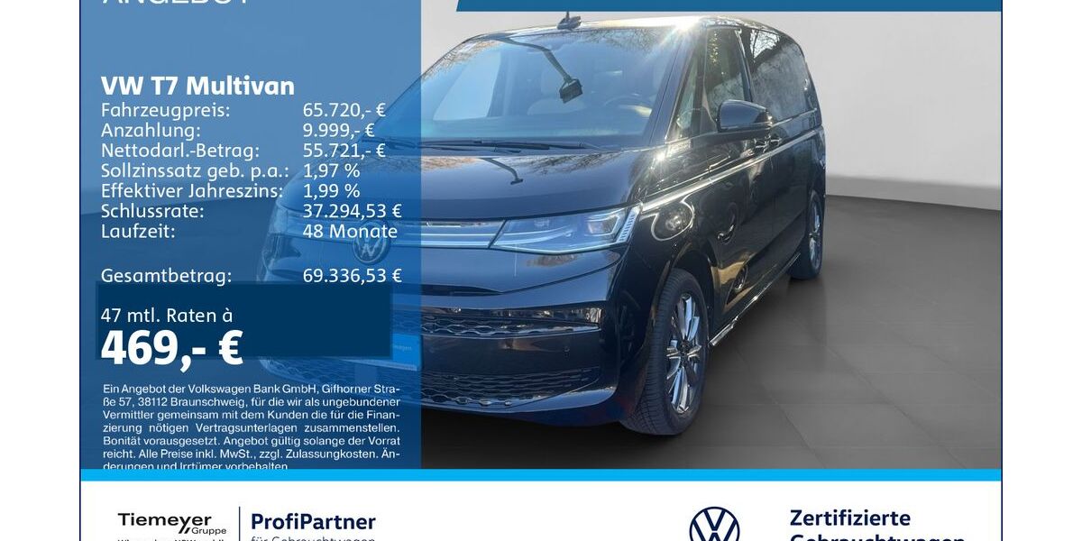 VW T7 Multivan 19.996 km 65.720 &euro; Recklinghausen 45663