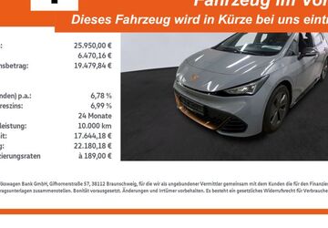 Cupra Born 8.272 km 26.490 &euro; Borken 46325