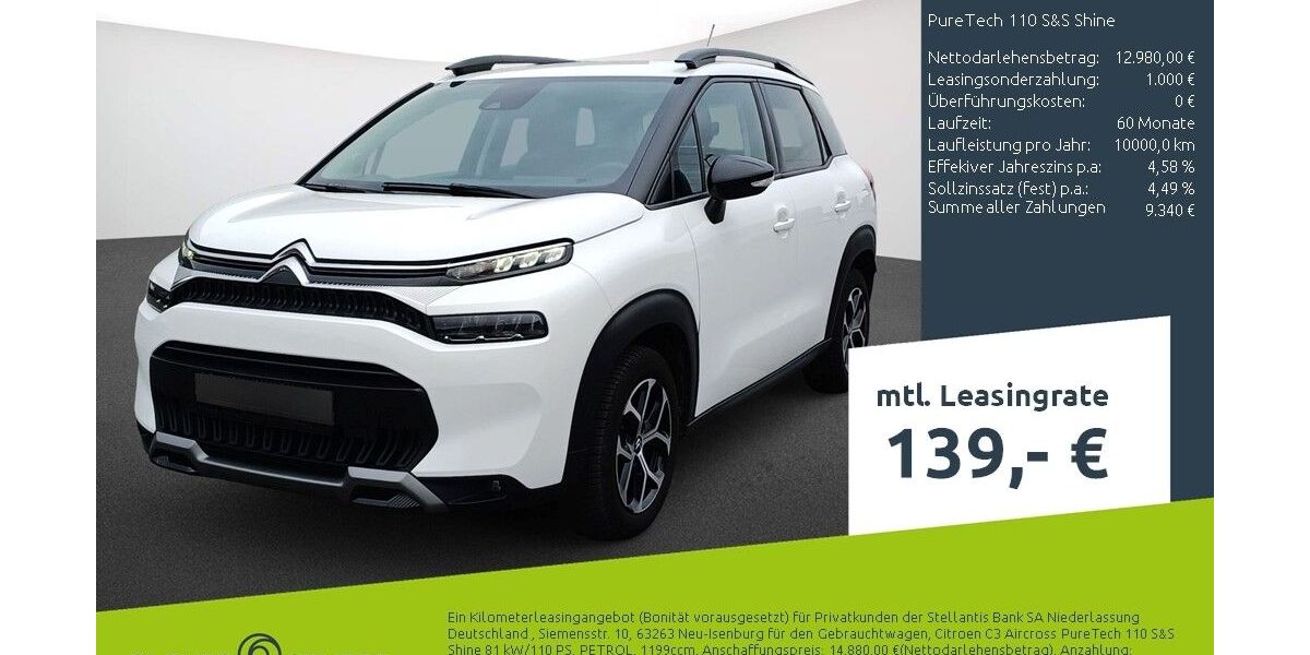 Citroen C3 Aircross 20.146 km 12.670 &euro; Borken 46325