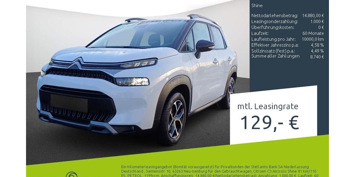 Citroen C3 Aircross 15.769 km 15.639 &euro; Borken 46325