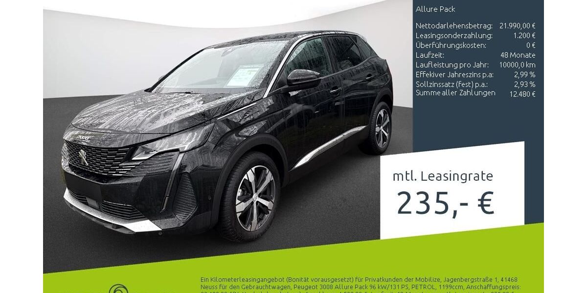 Peugeot 3008 45.507 km 19.380 &euro; Borken 46325