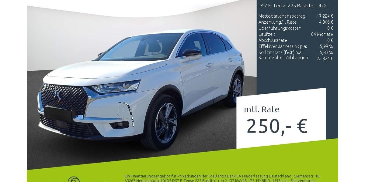 DS Automobiles DS7 (Crossback) 21.953 km 21.530 &euro; Borken 46325