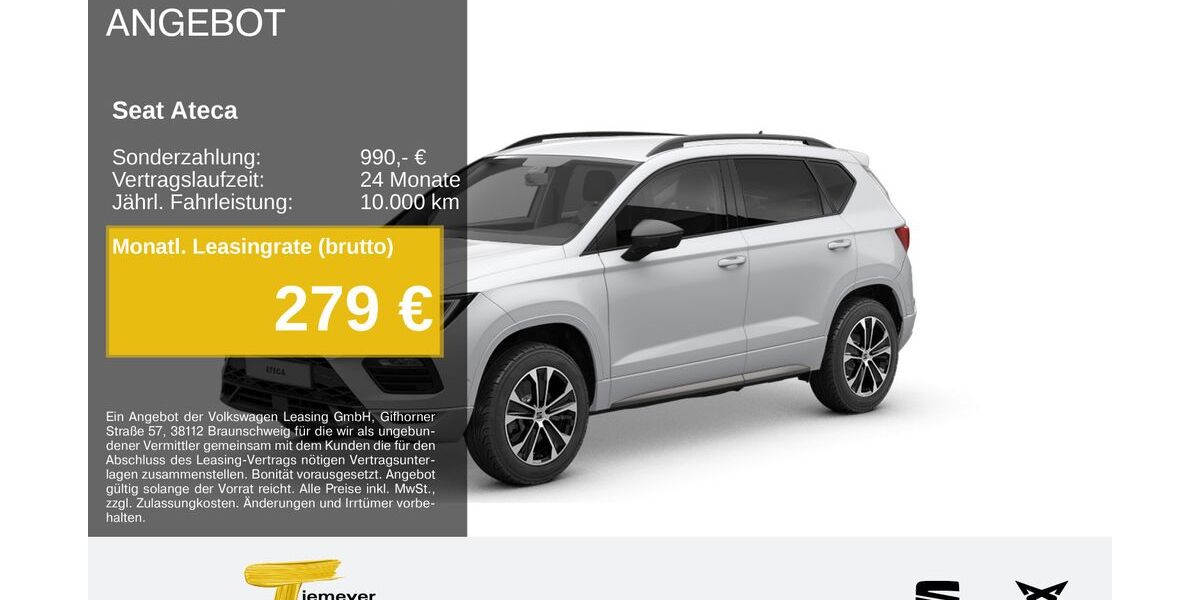 Seat Ateca 16.368 km 33.160 &euro; Bochum 44809
