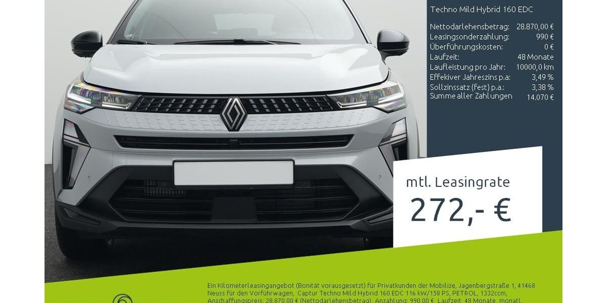 Renault Captur 2.500 km 24.477 &euro; Borken 46325