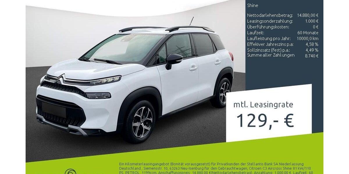 Citroen C3 Aircross 16.529 km 14.949 &euro; Borken 46325