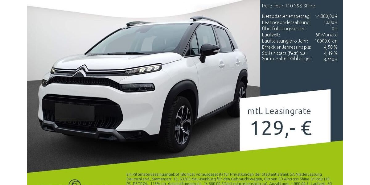 Citroen C3 Aircross 12.911 km 15.554 &euro; Borken 46325