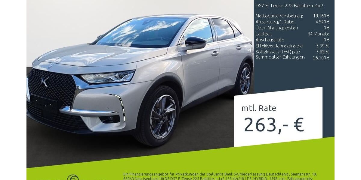 DS Automobiles DS7 (Crossback) 17.090 km 22.340 &euro; Borken 46325