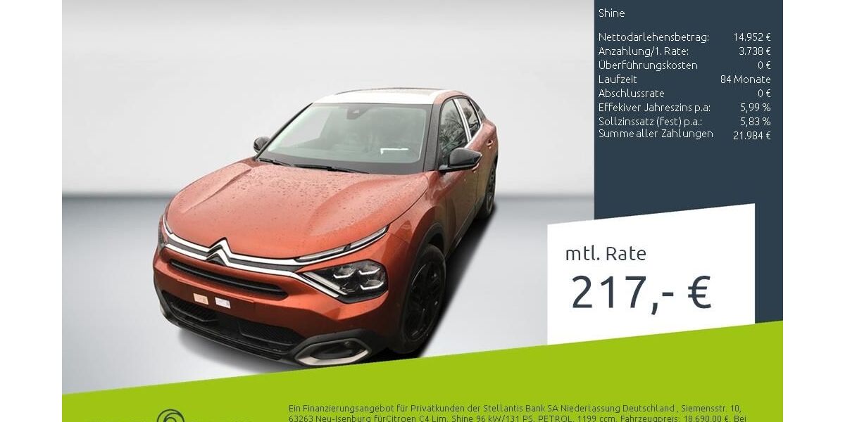 Citroen C4 24.351 km 18.690 &euro; Dülmen 48249