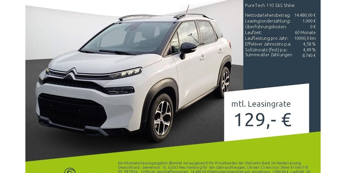 Citroen C3 Aircross 14.484 km 14.270 &euro; Borken 46325