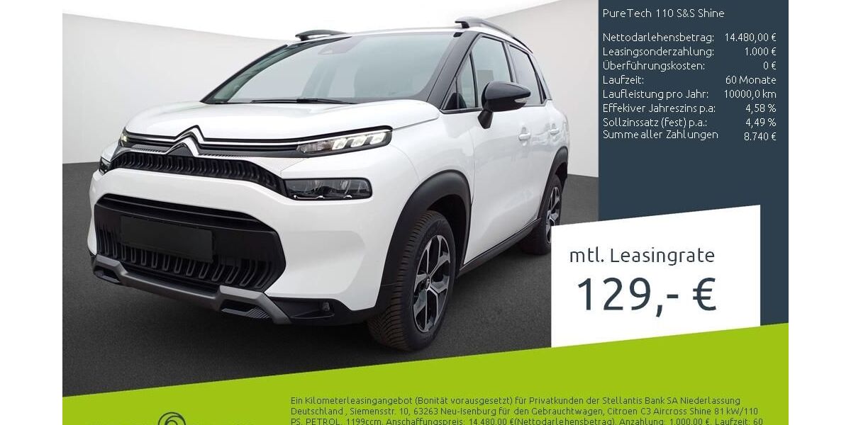 Citroen C3 Aircross 21.157 km 15.230 &euro; Borken 46325