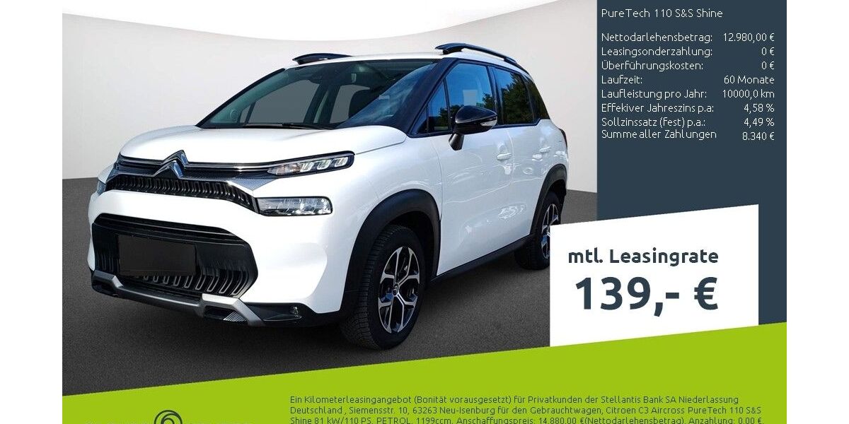 Citroen C3 Aircross 14.806 km 12.630 &euro; Borken 46325