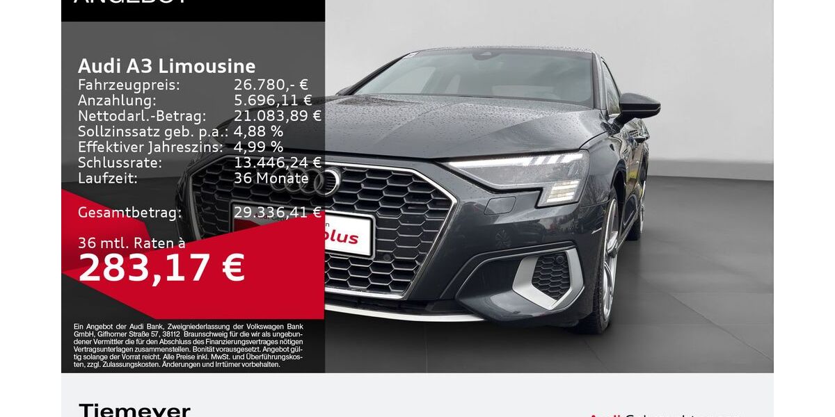 Audi A3 34.279 km 26.280 &euro; Dorsten 46284