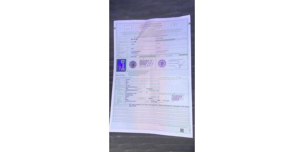 Suzuki Splash 113.345 km 2.600 &euro; Duisburg 47051