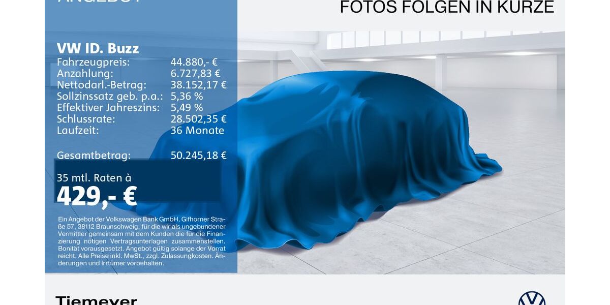 VW ID. Buzz 33.006 km 44.440 &euro; Duisburg 47059