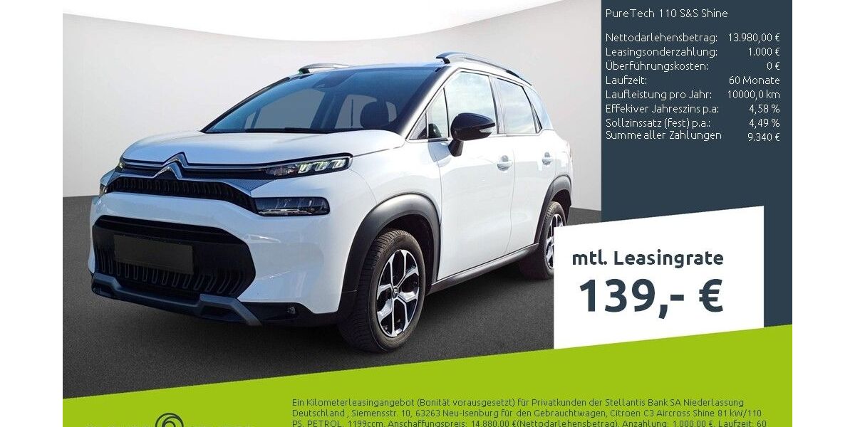 Citroen C3 Aircross 22.202 km 12.740 &euro; Borken 46325