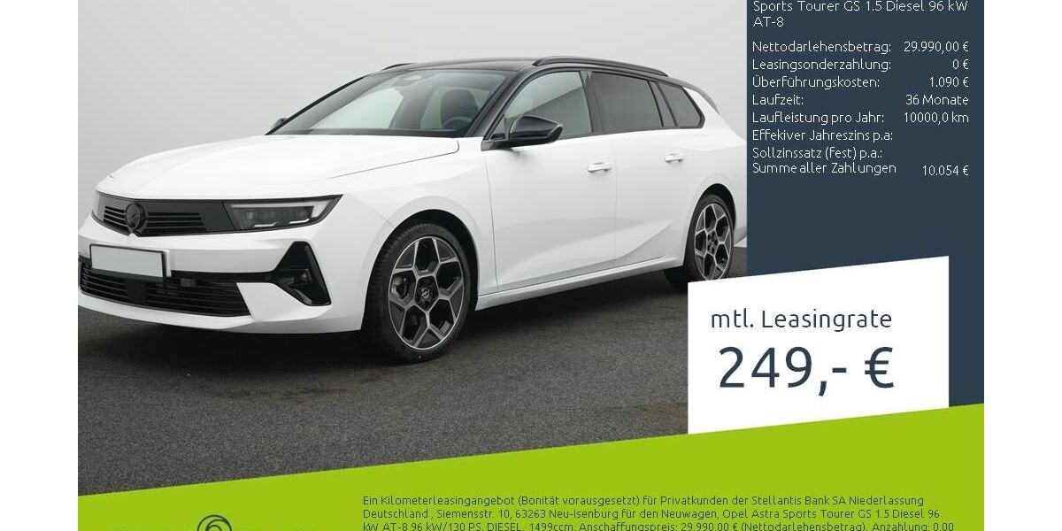 Opel Astra 2.000 km 29.990 &euro; Borken 46325