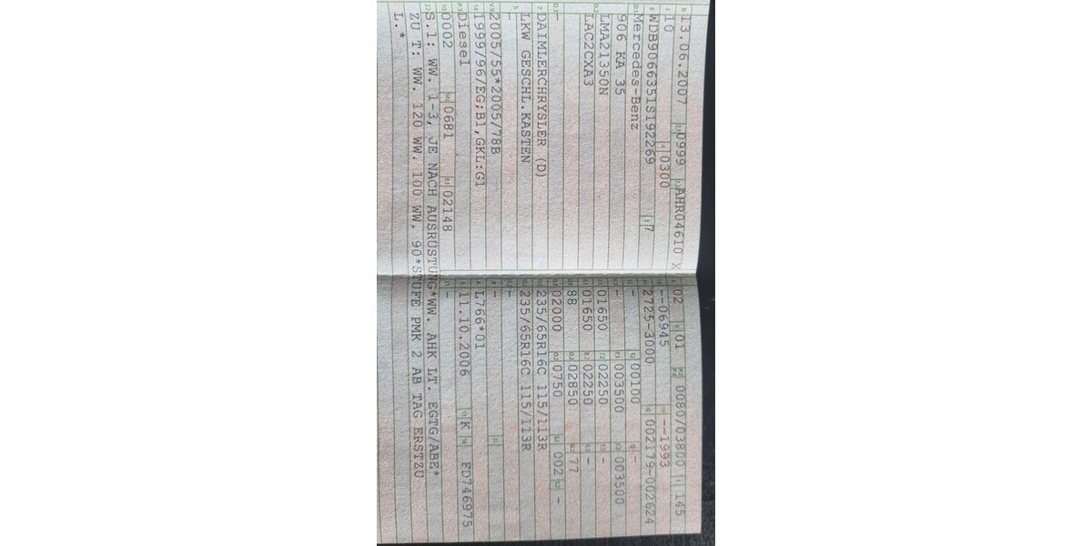 Mercedes-Benz sprinter 311 209.349 km 15.000 &euro; Gladbeck 45964