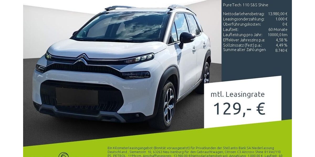 Citroen C3 Aircross 21.580 km 14.630 &euro; Borken 46325
