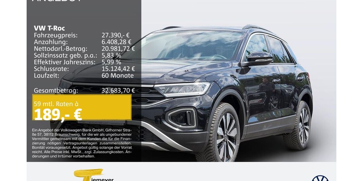 VW T-Roc 9.990 km 26.930 &euro; Dorsten 46282