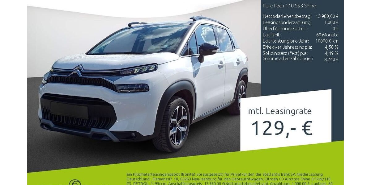 Citroen C3 Aircross 23.177 km 14.480 &euro; Borken 46325