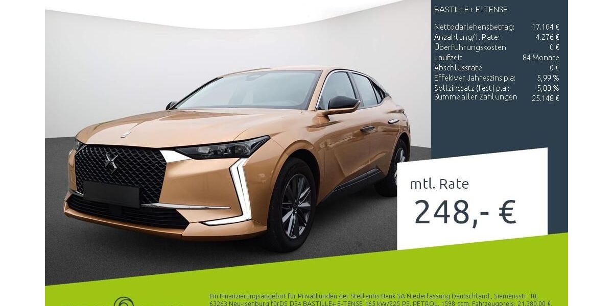 DS Automobiles DS4 50.441 km 21.380 &euro; Borken 46325