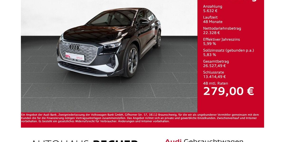 Audi Q4 e-tron 44.306 km 27.960 &euro; Wesel 46485