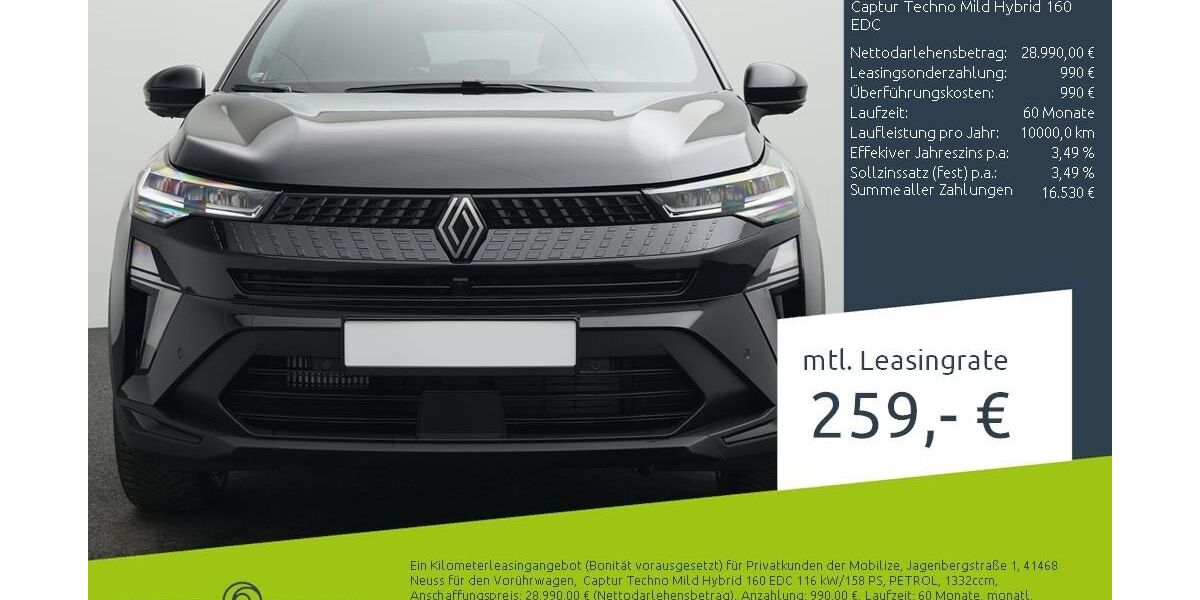 Renault Captur 2.500 km 23.770 &euro; Borken 46325