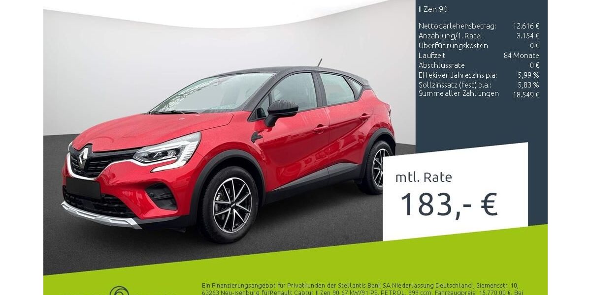 Renault Captur 24.140 km 15.642 &euro; Borken 46325