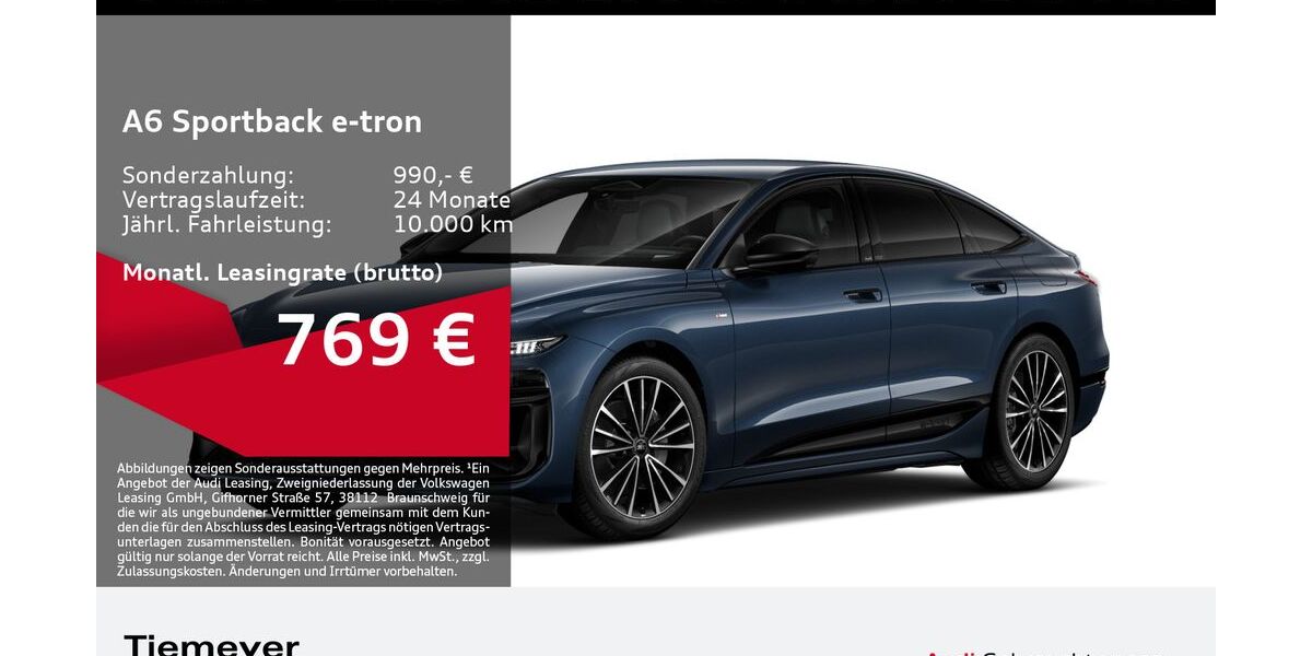 Audi A6 e-tron 19.452 km 72.690 &euro; Gelsenkirchen 45894