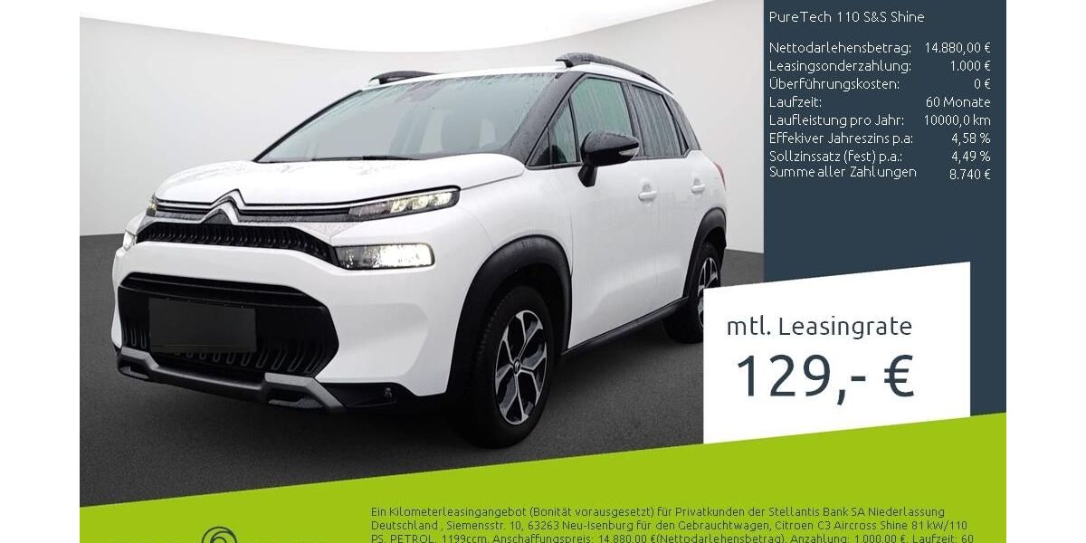 Citroen C3 Aircross 12.645 km 13.630 &euro; Borken 46325