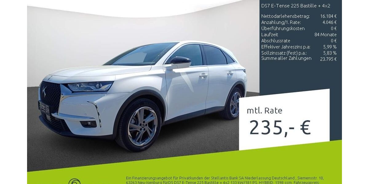 DS Automobiles DS7 (Crossback) 58.668 km 20.230 &euro; Borken 46325