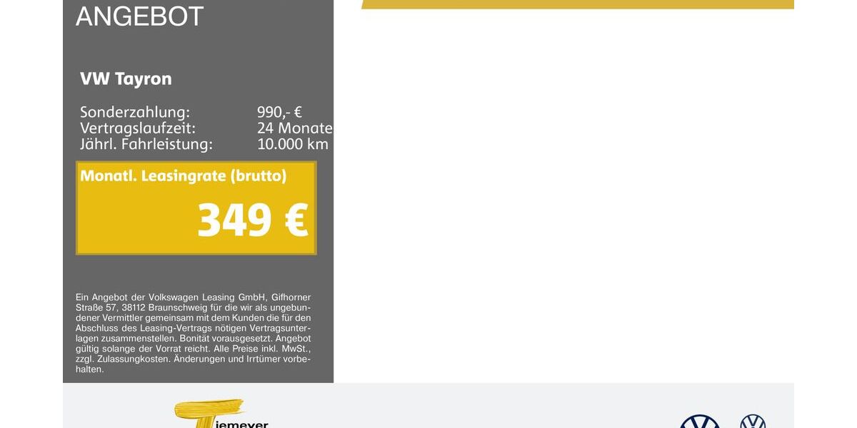 VW Tayron 27.382 km 40.690 &euro; Marl 45770