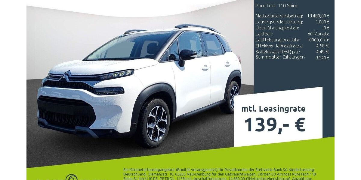 Citroen C3 Aircross 22.261 km 12.670 &euro; Borken 46325