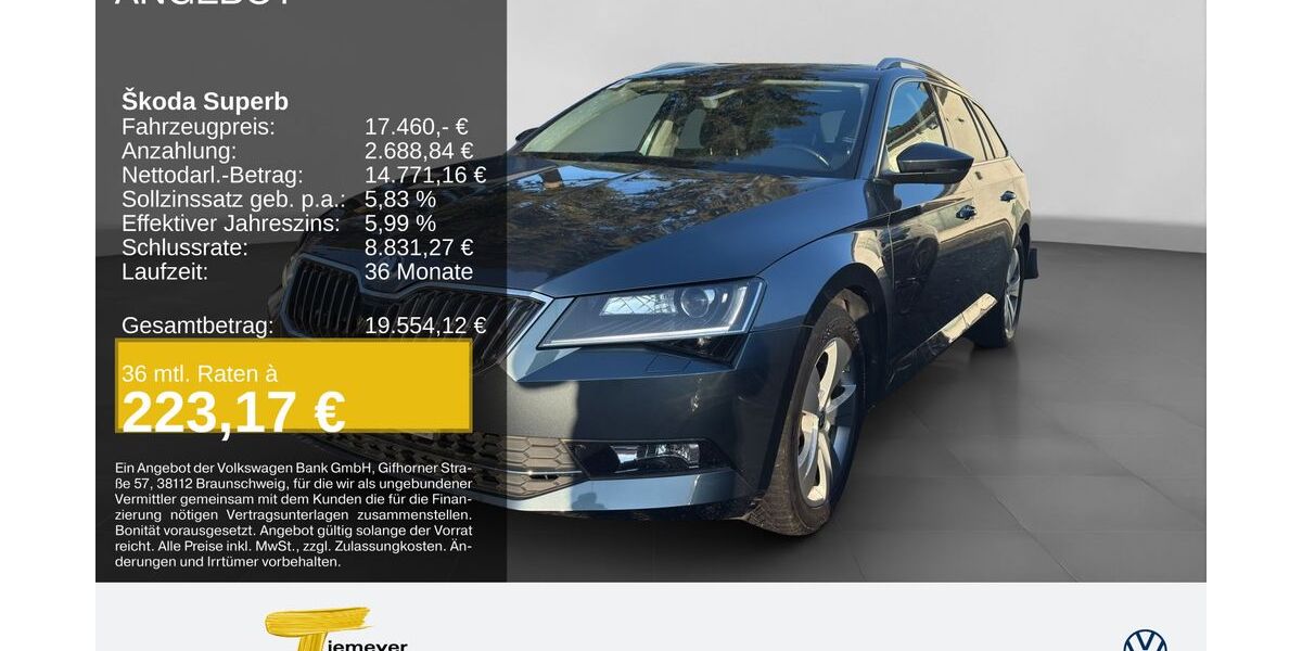 Skoda Superb 110.038 km 17.460 &euro; Recklinghausen 45663