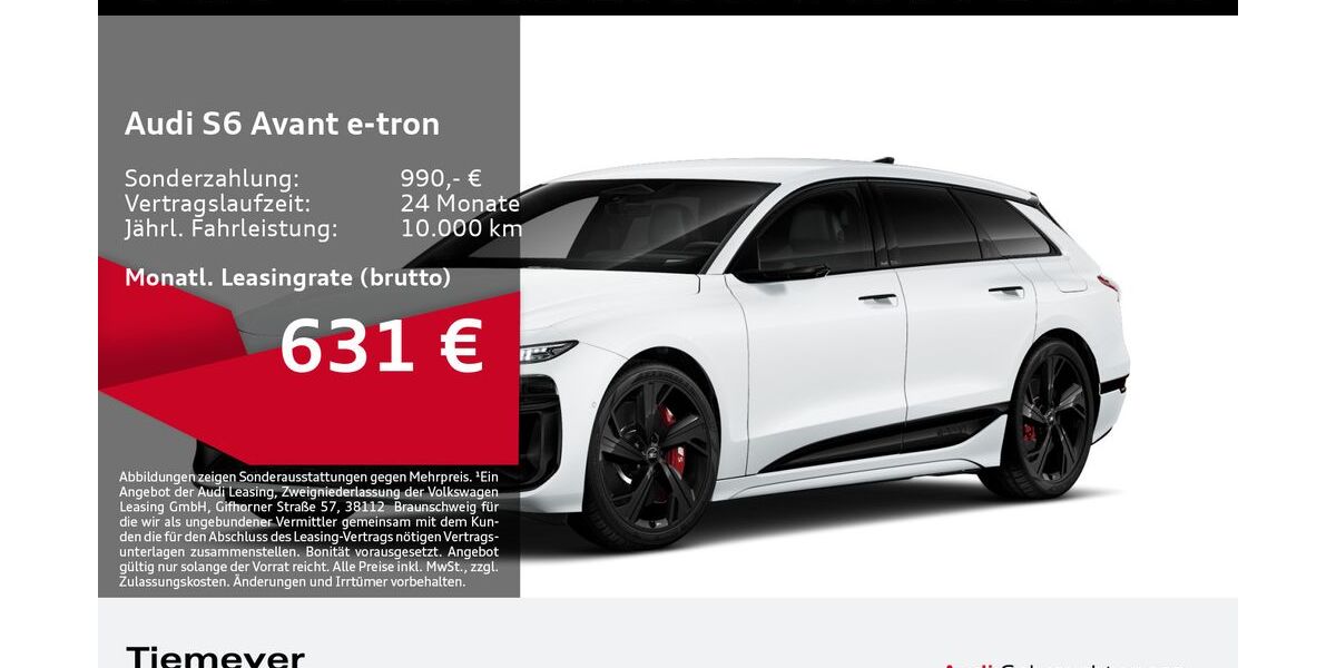 Audi S6 e-tron 10.968 km 77.950 &euro; Bochum 44809