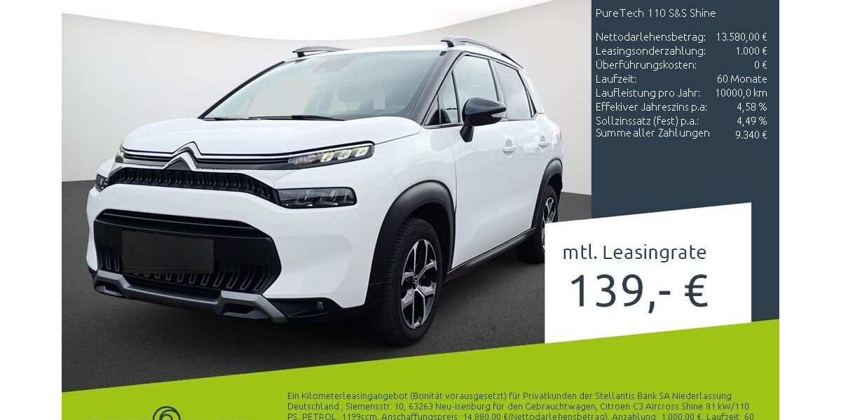 Citroen C3 Aircross 22.368 km 13.133 &euro; Borken 46325