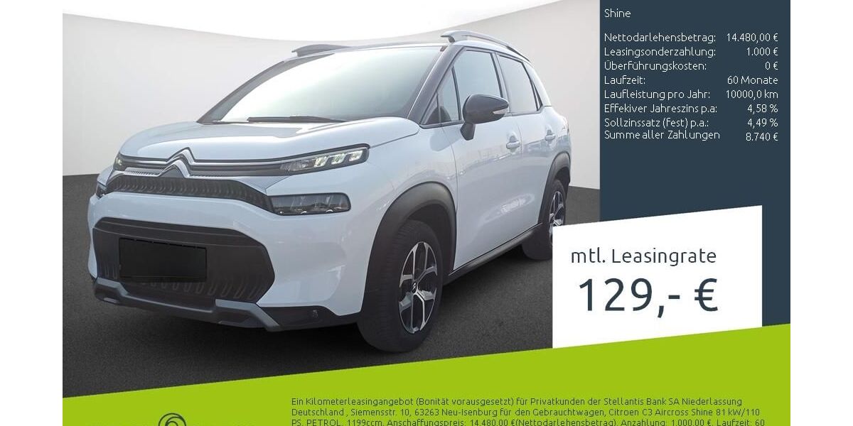Citroen C3 Aircross 18.535 km 14.999 &euro; Borken 46325