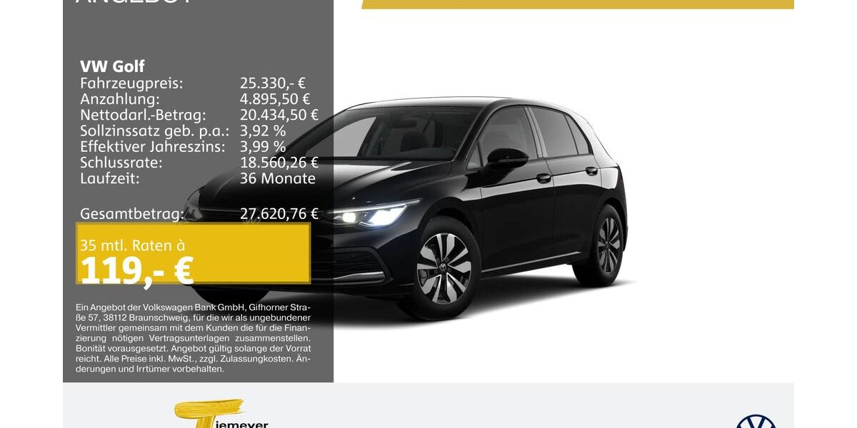 VW Golf 32.352 km 24.970 &euro; Herne 44653