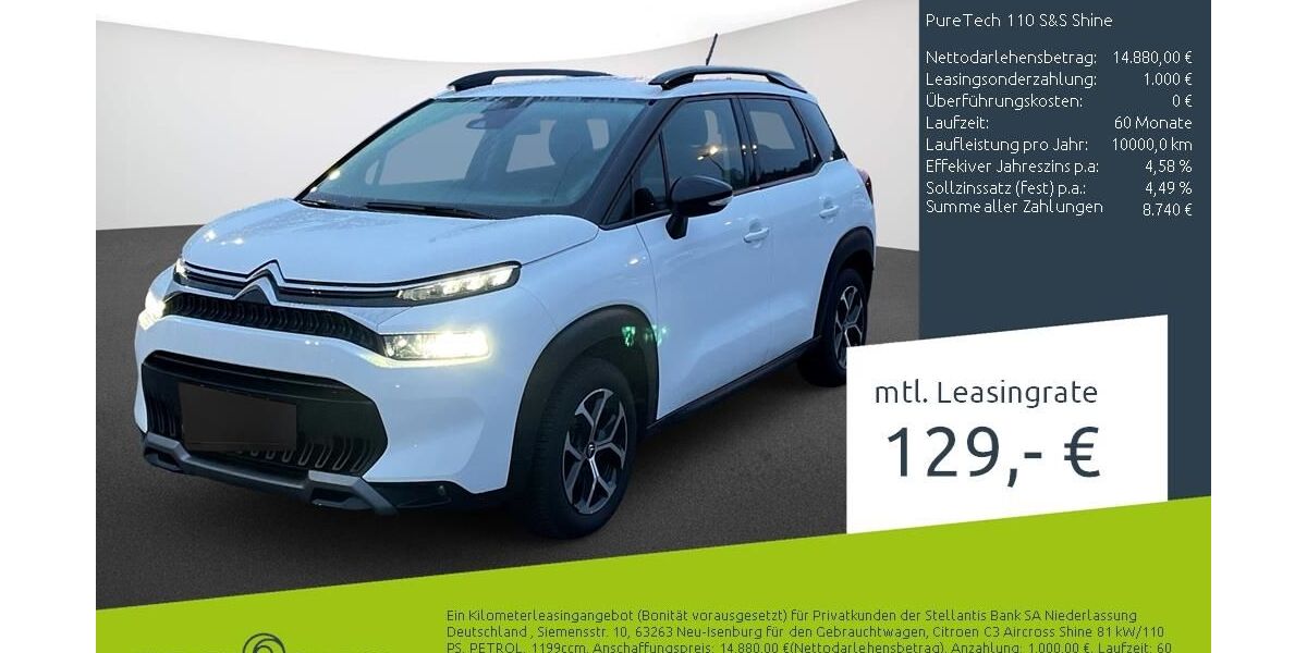 Citroen C3 Aircross 18.105 km 14.980 &euro; Borken 46325