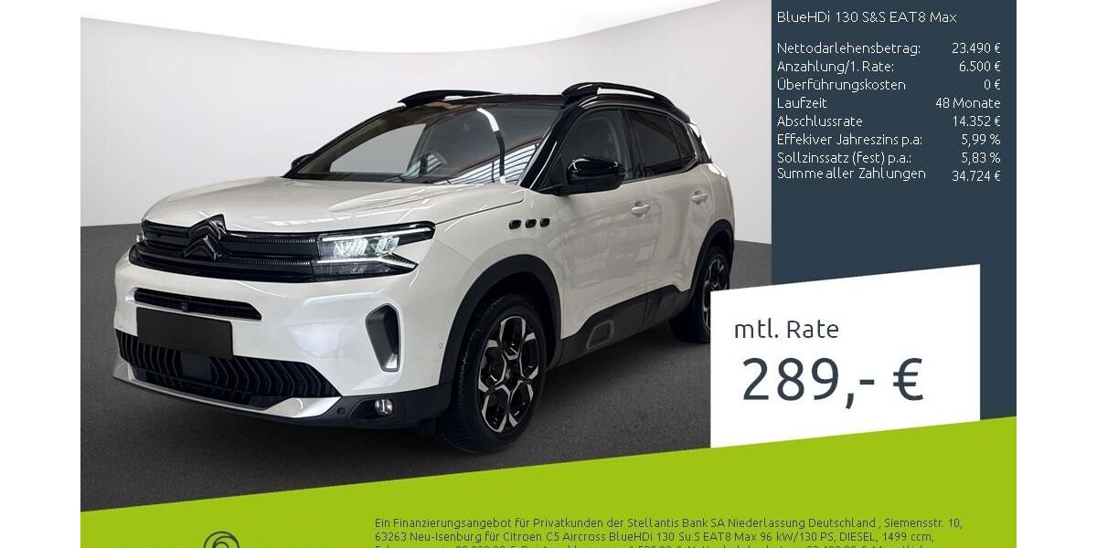 Citroen C5 Aircross 19.610 km 29.990 &euro; Dülmen 48249