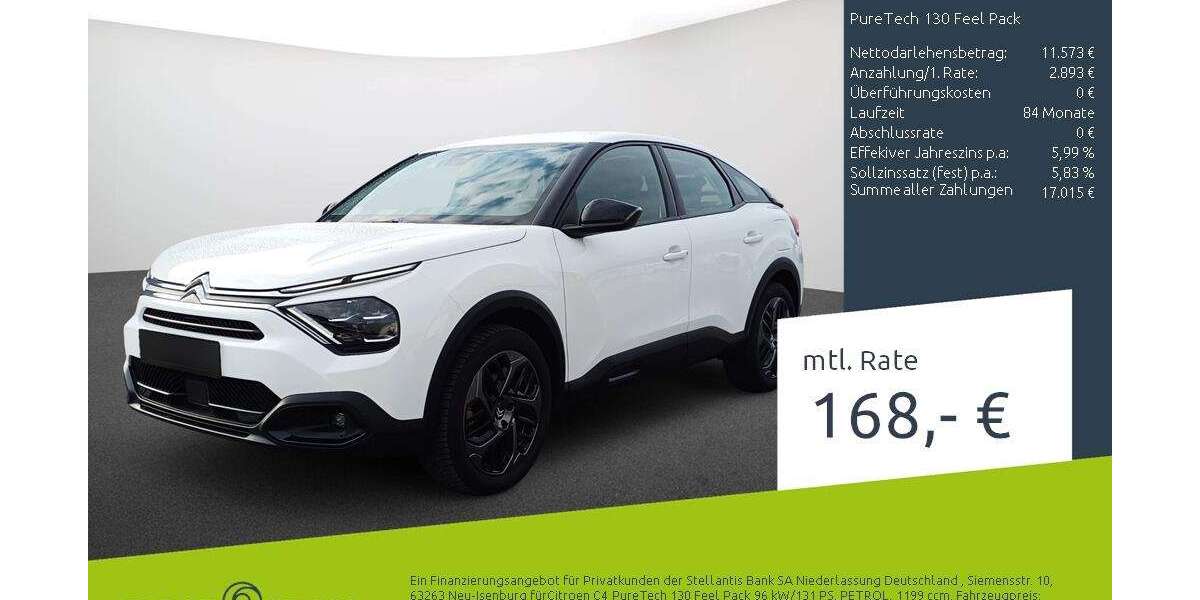 Citroen C4 20.588 km 14.466 &euro; Borken 46325