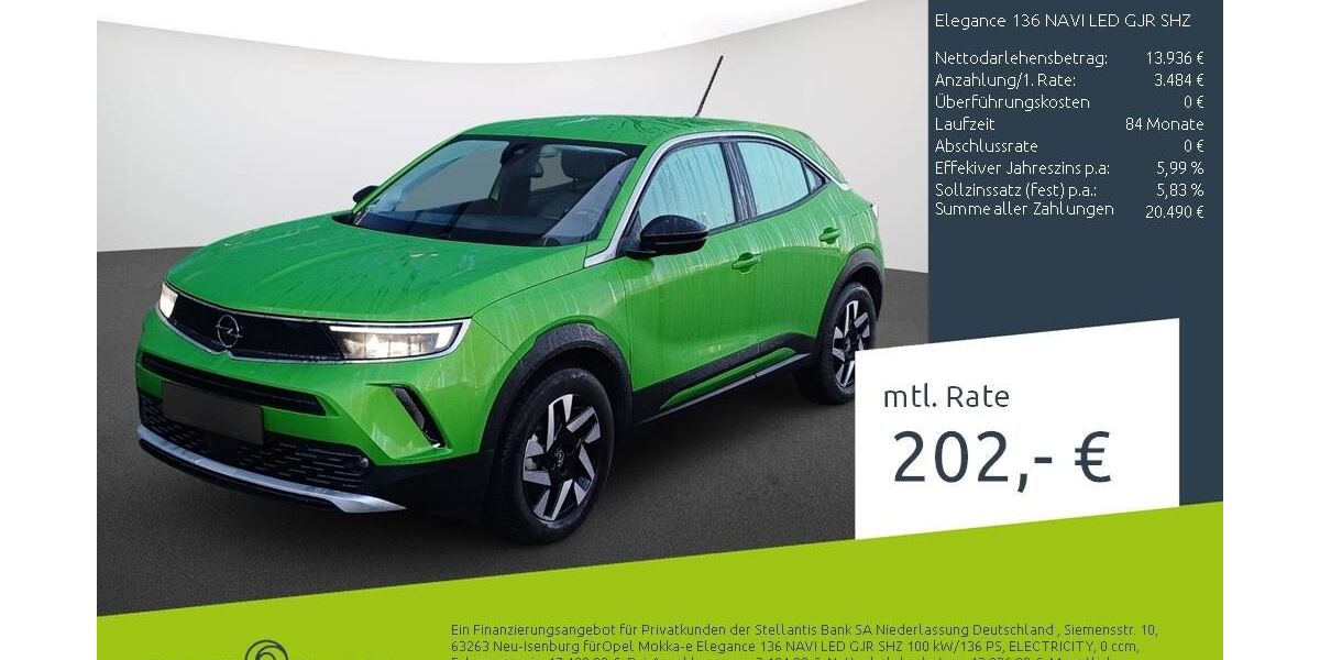 Opel Mokka-e 27.266 km 17.289 &euro; Borken 46325