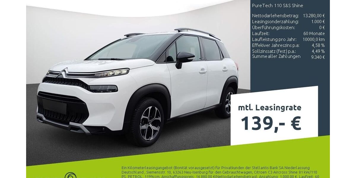 Citroen C3 Aircross 14.820 km 13.994 &euro; Borken 46325