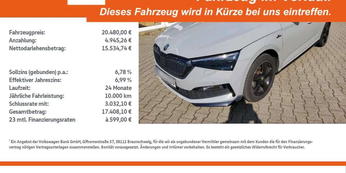 Skoda Scala 81.688 km 20.480 &euro; Borken 46325