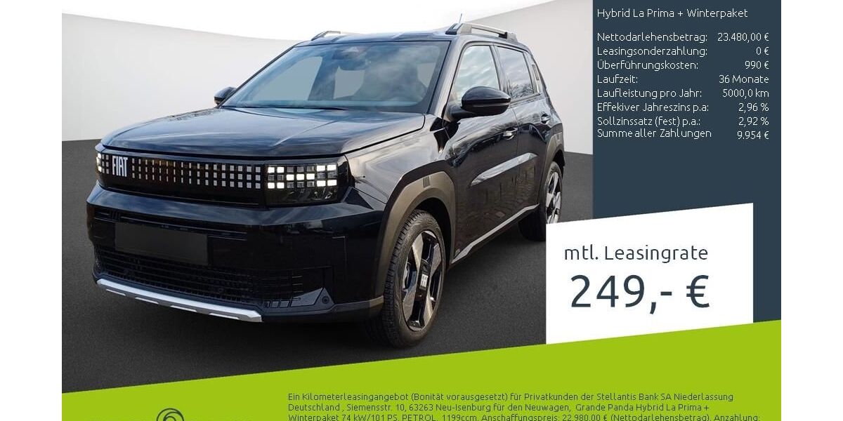 Fiat Grande Panda 2.500 km 23.280 &euro; Borken 46325