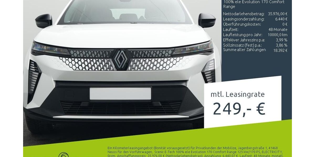 Renault Scenic 1.500 km 33.670 &euro; Borken 46325