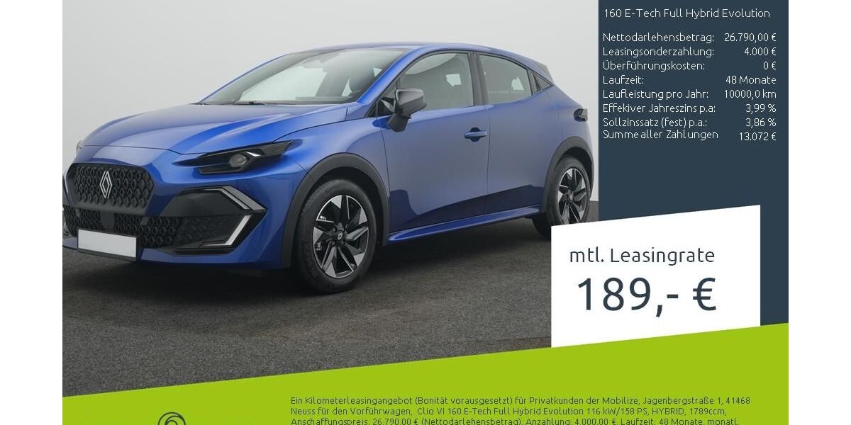 Renault Clio 2.741 km 26.790 &euro; Borken 46325