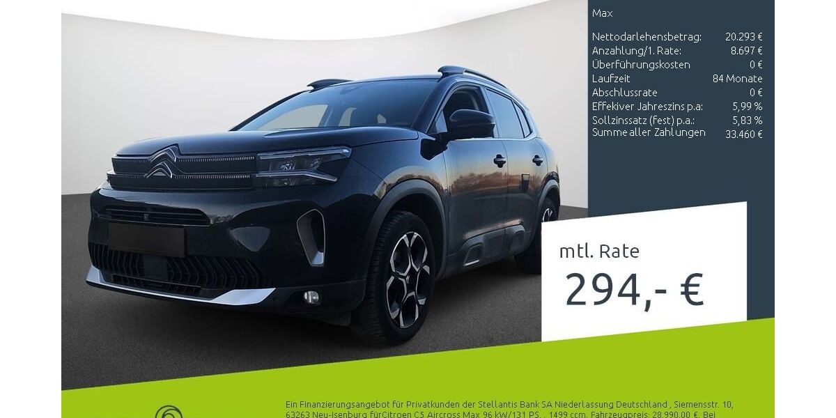 Citroen C5 Aircross 27.977 km 28.630 &euro; Dülmen 48249