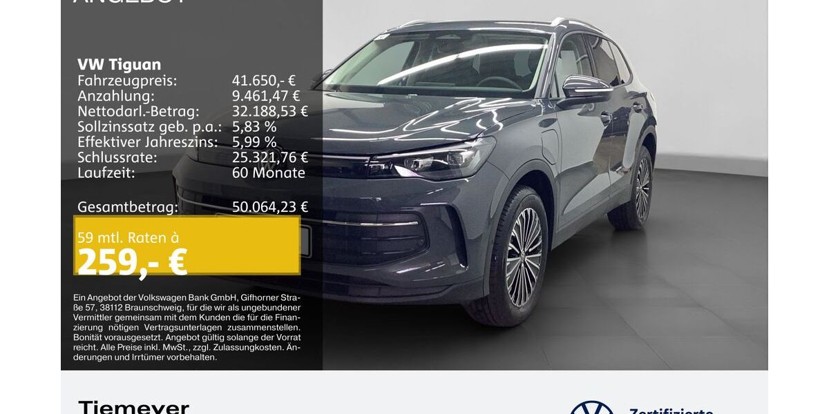 VW Tiguan 9.980 km 40.480 &euro; Bochum 44892