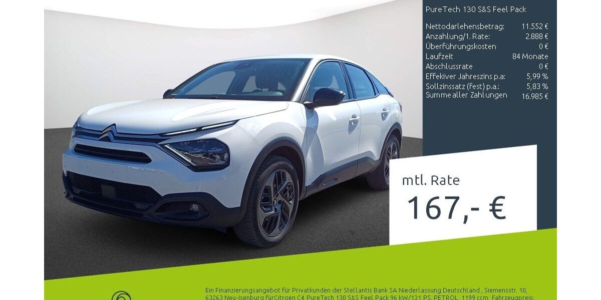 Citroen C4 27.601 km 14.170 &euro; Borken 46325